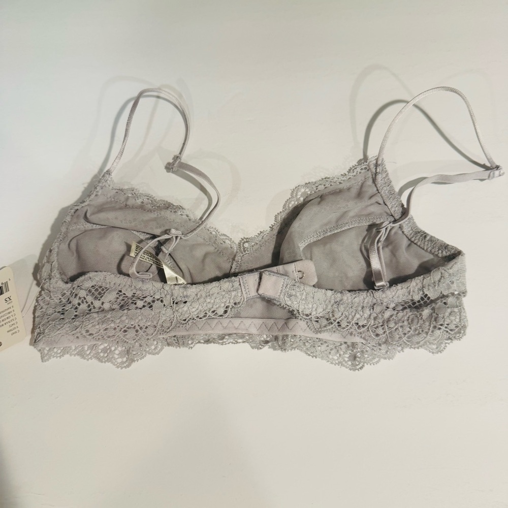 INTIMATELY FREE PEOPLE Maya Multiway Bralette in Luna Rock Light Gray Size XS - Picture 9 of 13